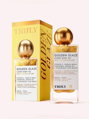 TRULY Golden Glaze Luxury Body Oil – Gold